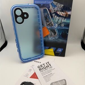 Sportlink Blue Waterproof iPhone 17 Case. Brand new.